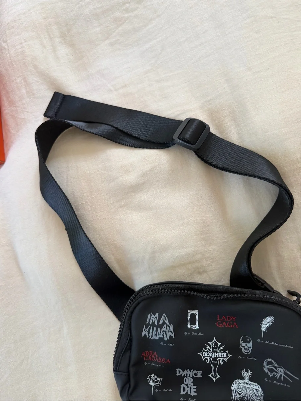 Lady Gaga Mayhem Tour Black cross body bag